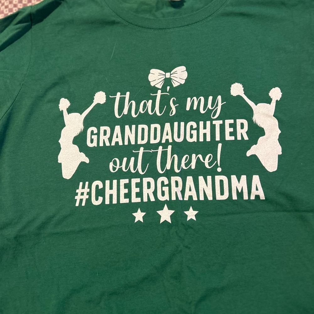 Port and Company Green Cheer Grandma Tee